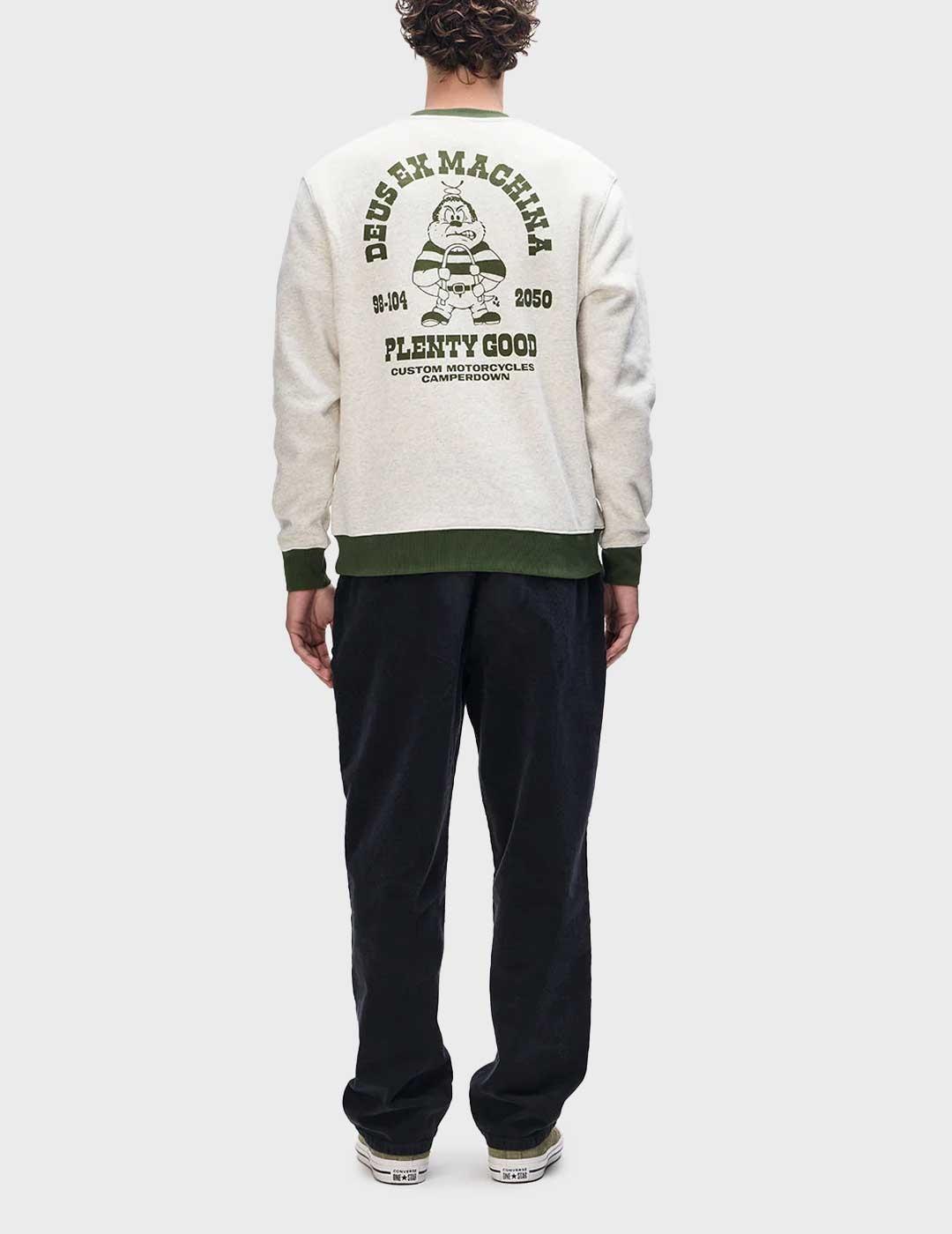 Deus Picklock sudadera gris para hombre