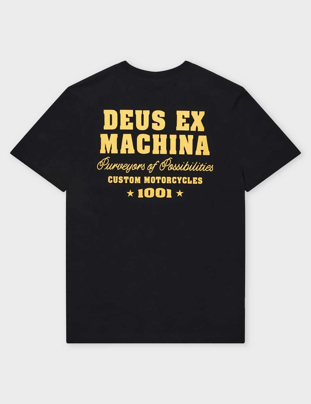 Deus Gumshoe camiseta negra para hombre