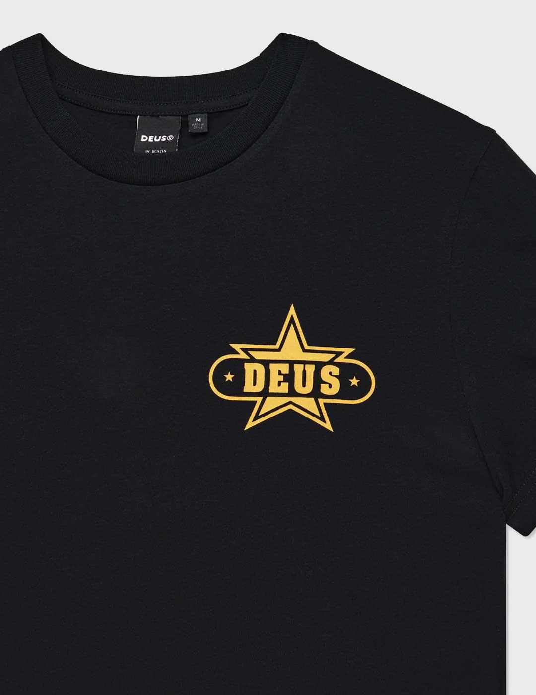 Deus Gumshoe camiseta negra para hombre