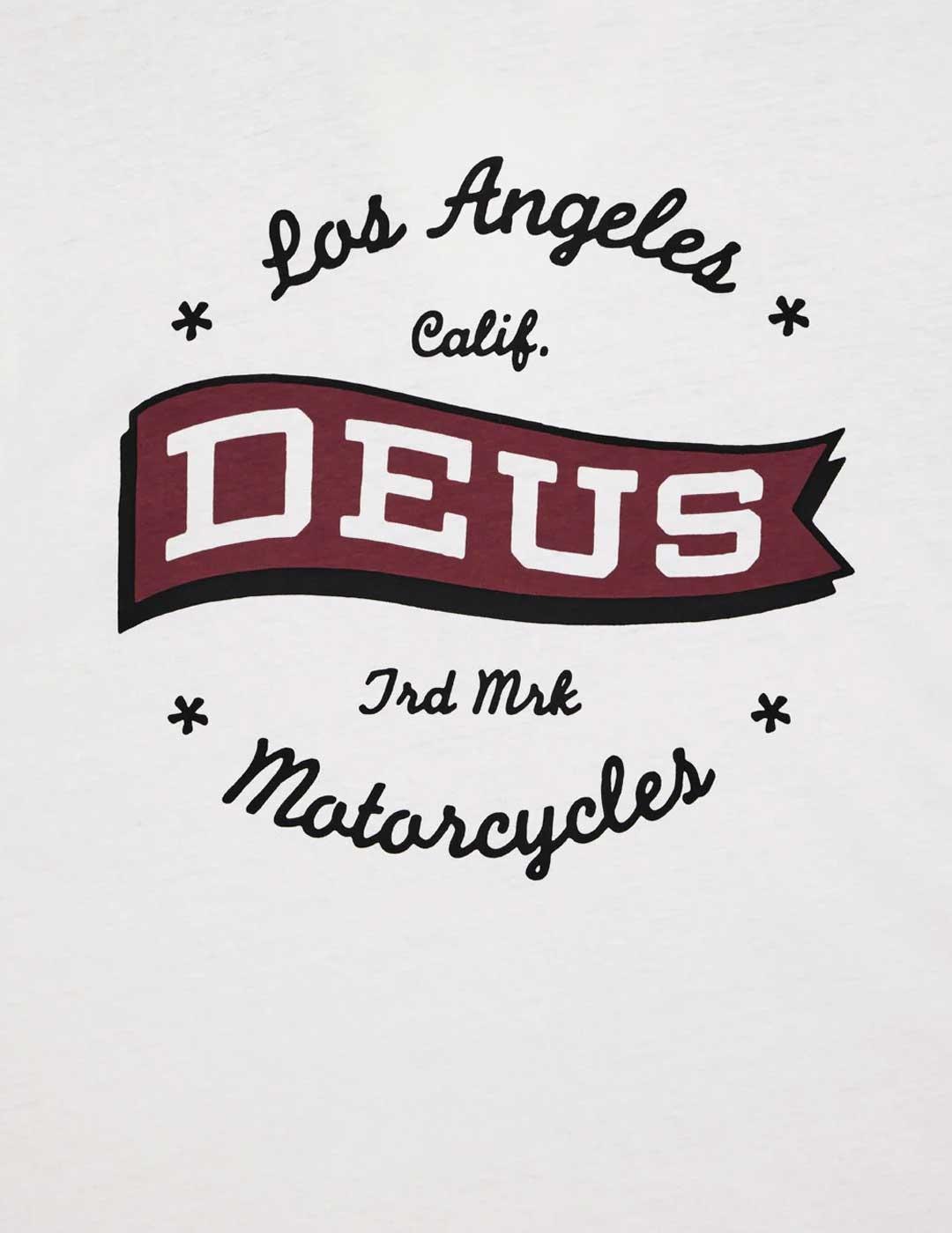 Deus Momento camiseta blanca manga larga para hombre