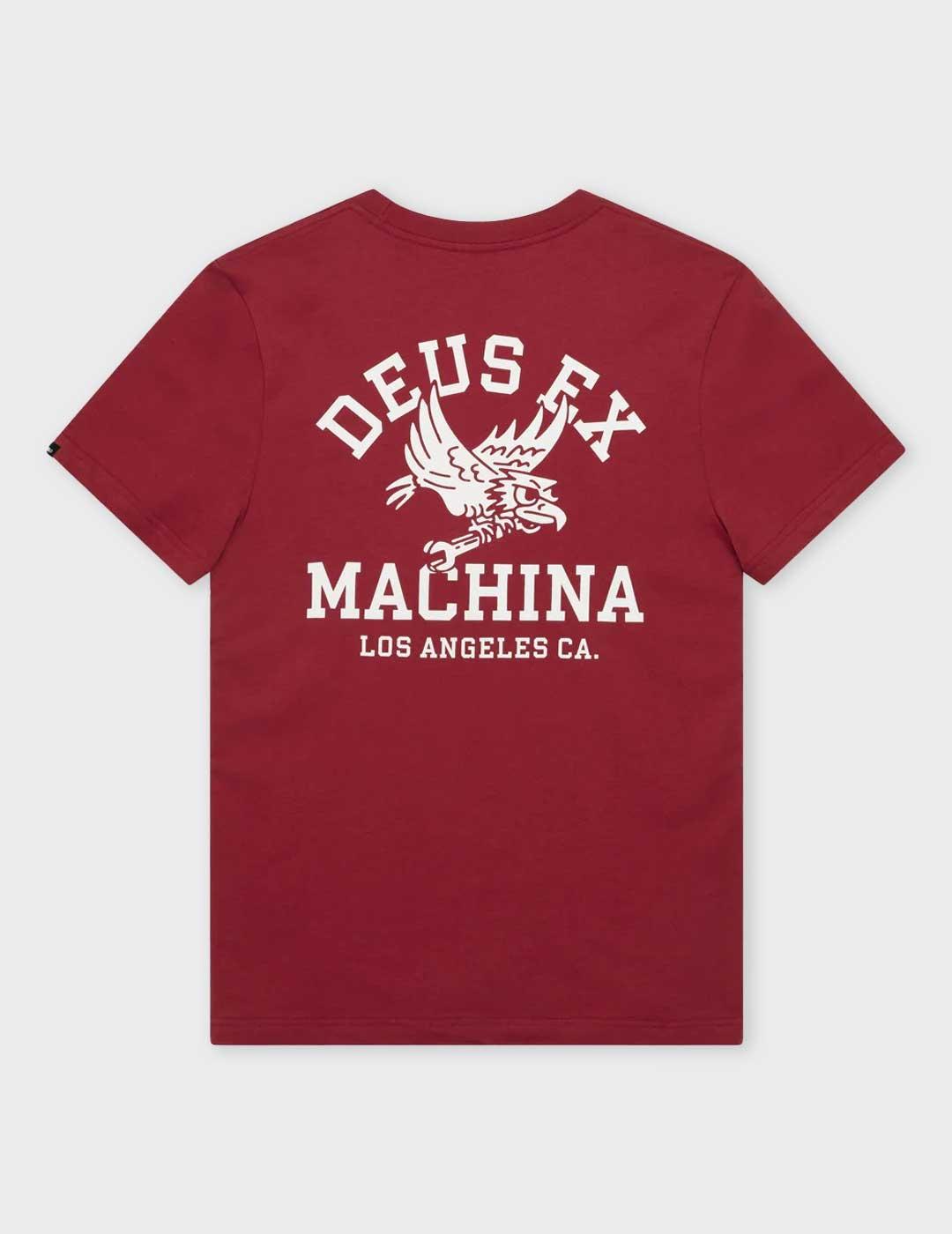 Deus Quickbeak camiseta roja para hombre