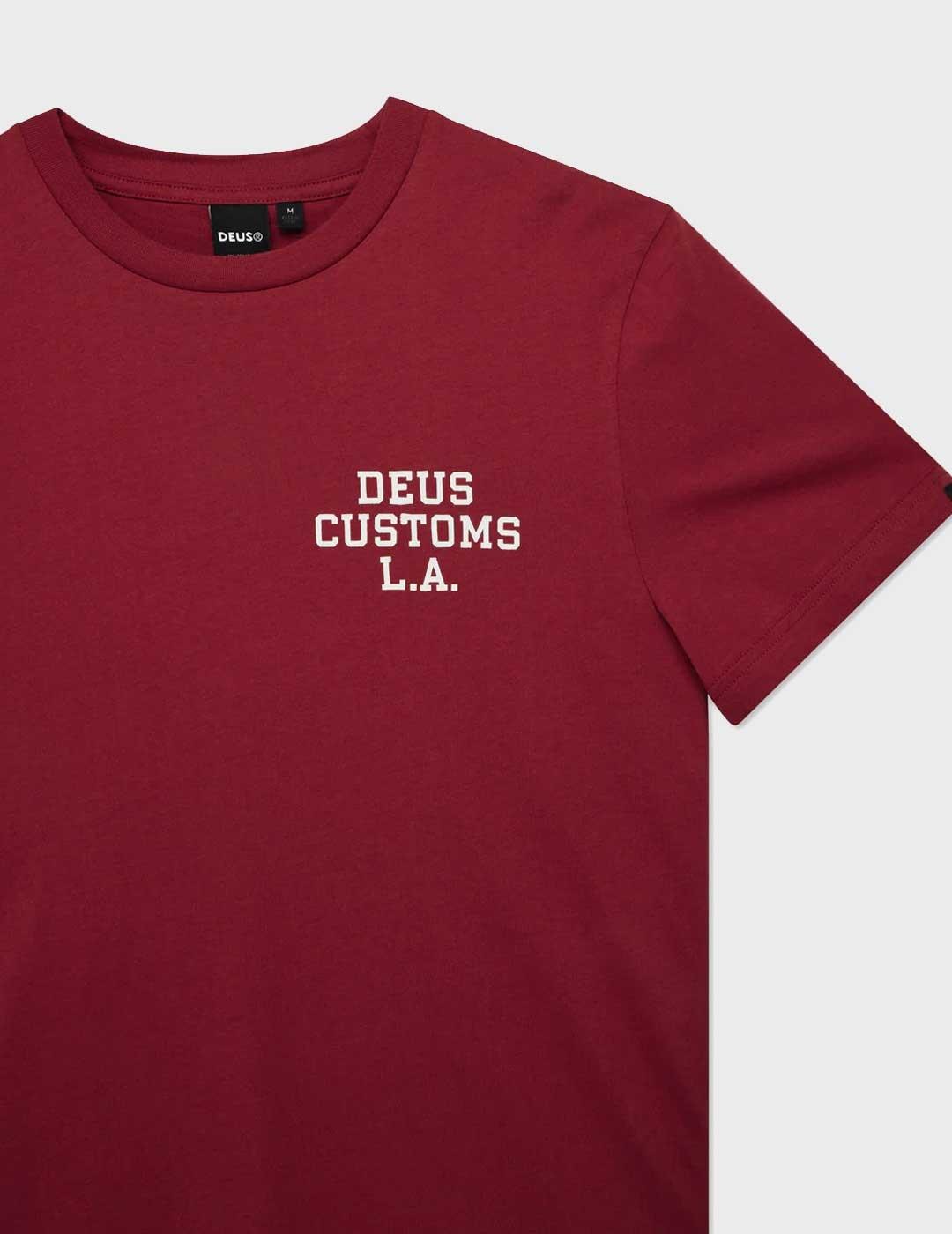 Deus Quickbeak camiseta roja para hombre