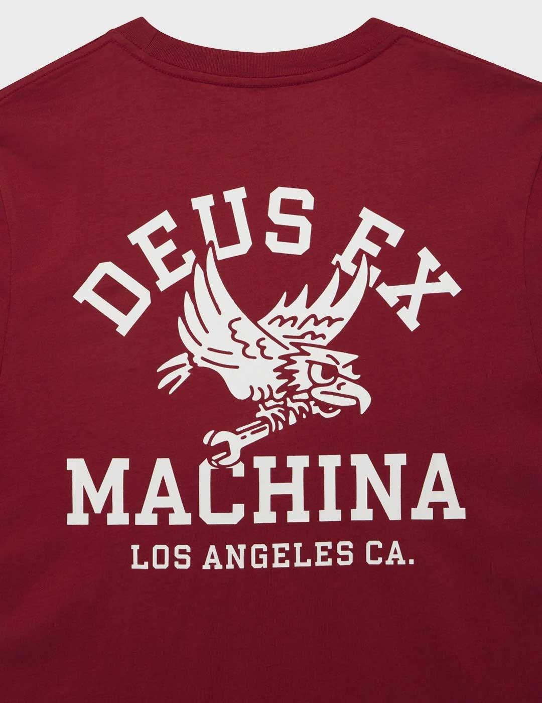 Deus Quickbeak camiseta roja para hombre