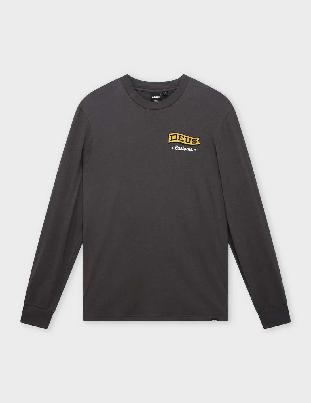 Deus Momento camiseta blanca manga larga para hombre