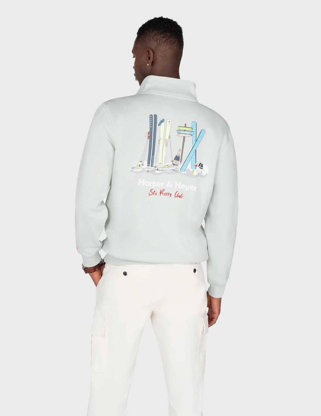 Harper & Neyer Snowdrif sudadera gris para hombre