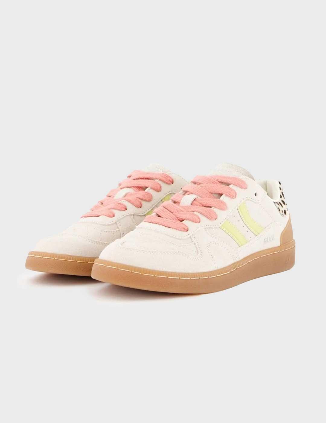 Coolway Goal zapatilla beige para mujer