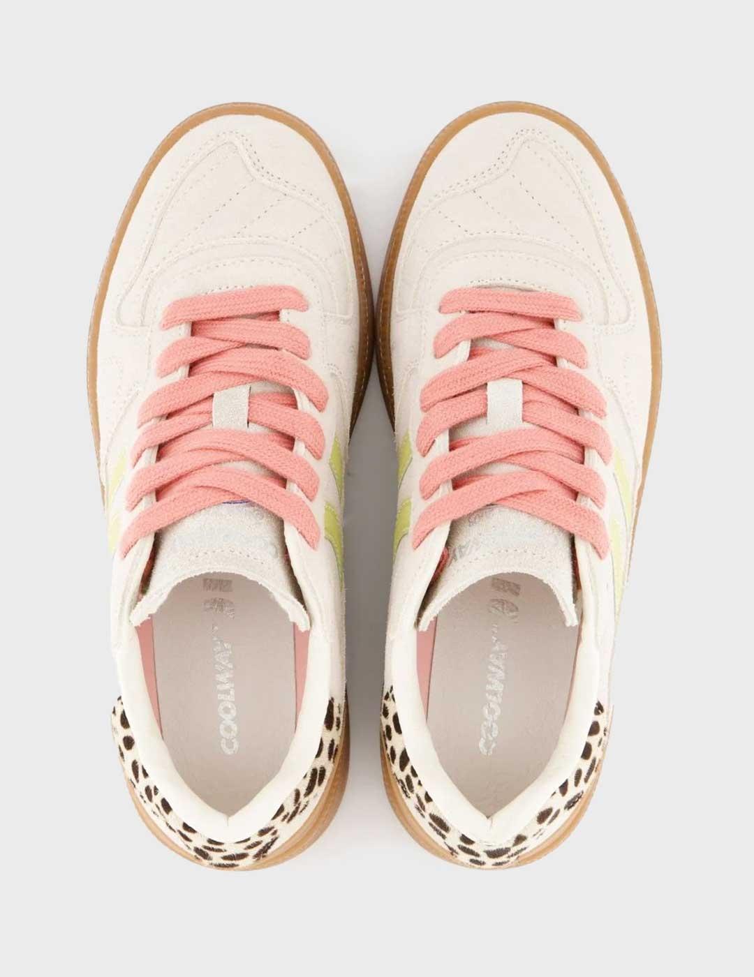 Coolway Goal zapatilla beige para mujer