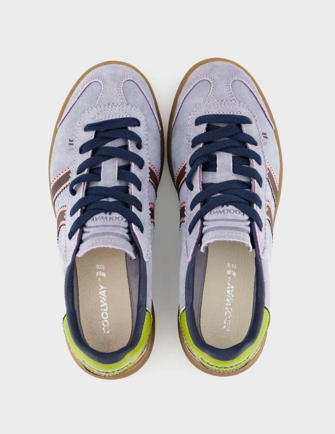 Coolway Kiro zapatilla morada para mujer