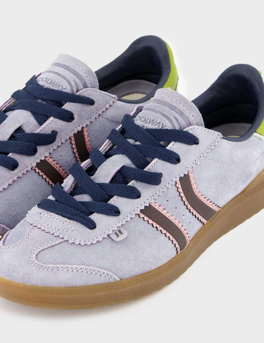 Coolway Kiro zapatilla morada para mujer