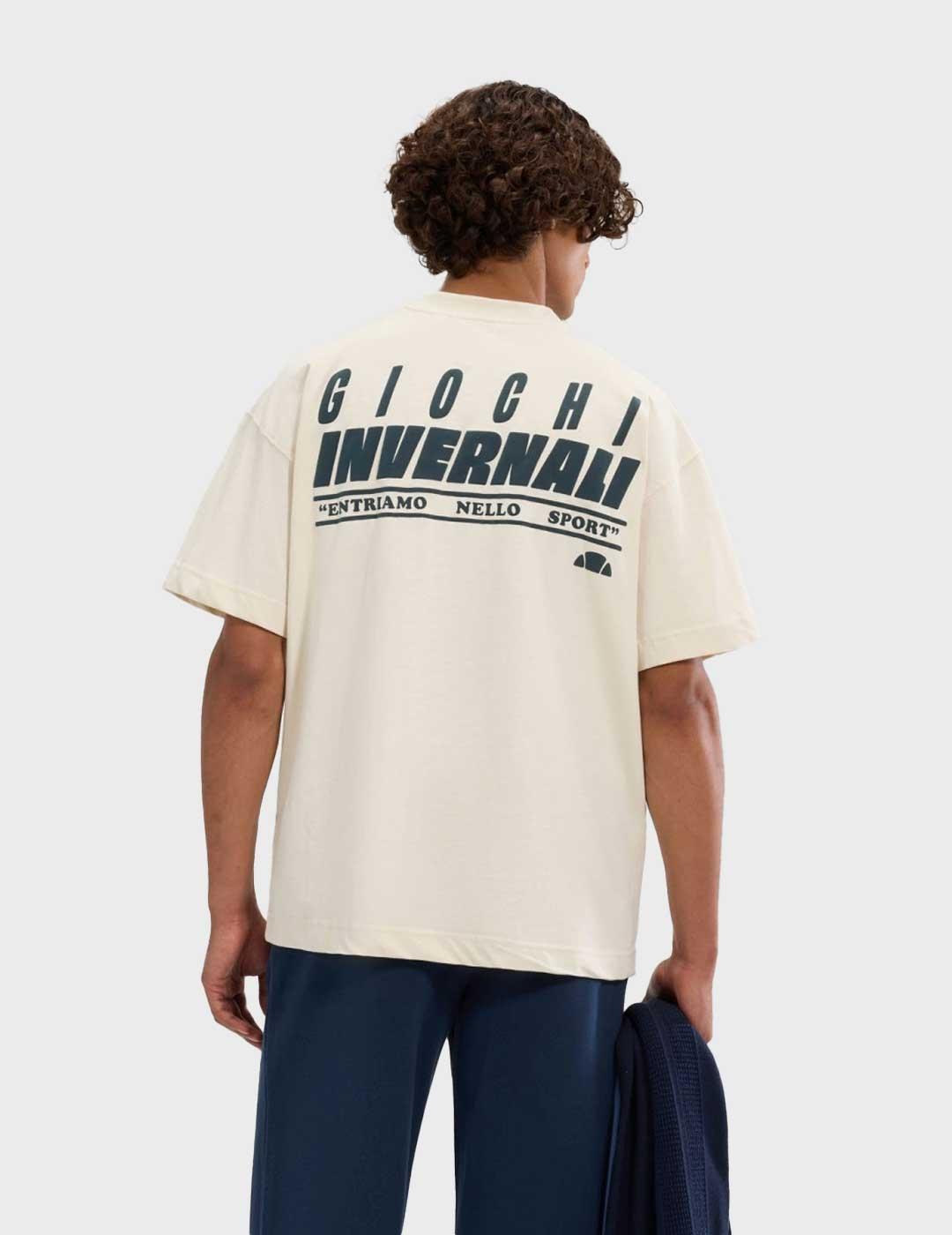 Ellesse Entriamo camiseta blanca para hombre