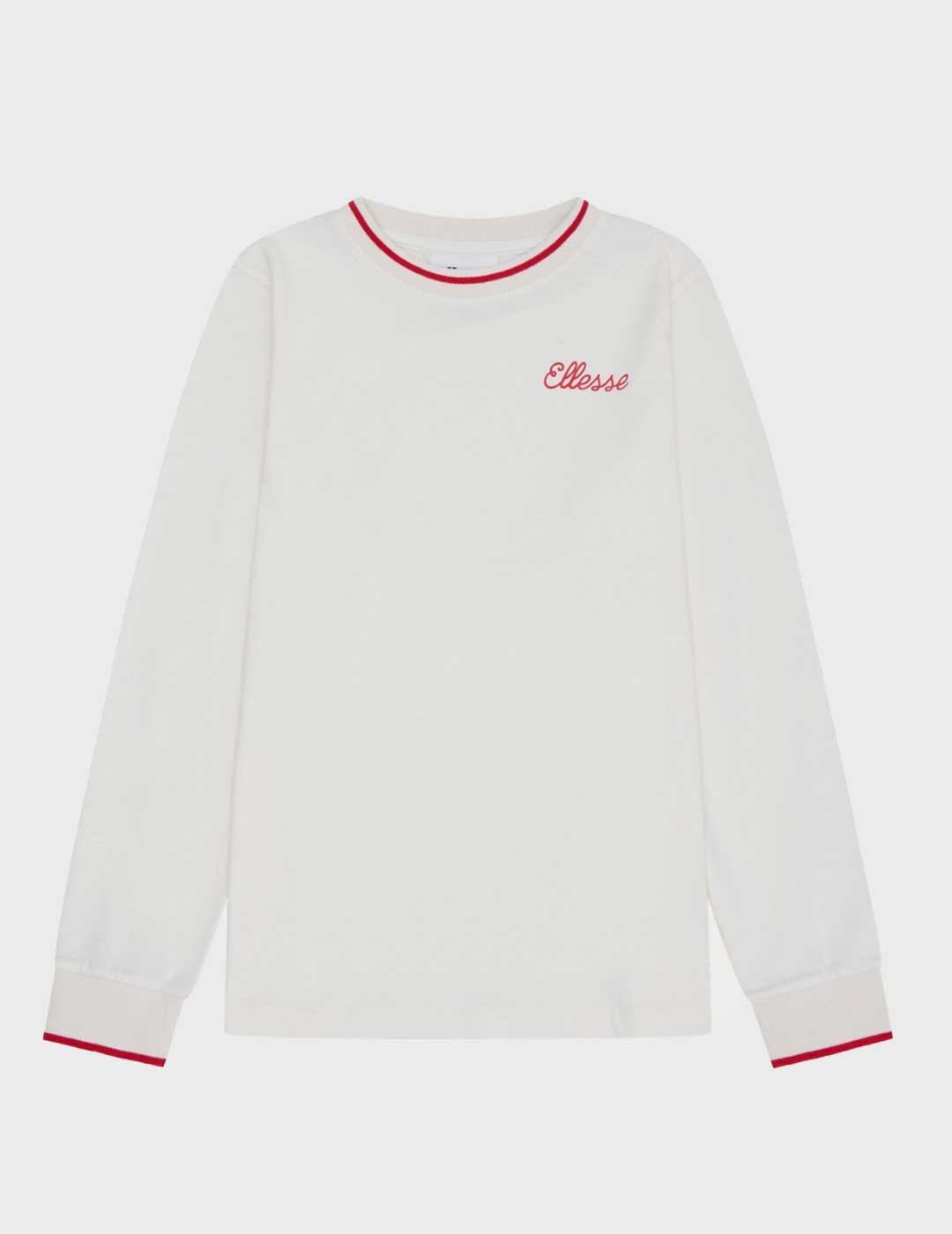 Ellesse Vanno camiseta blanca para niño y niña