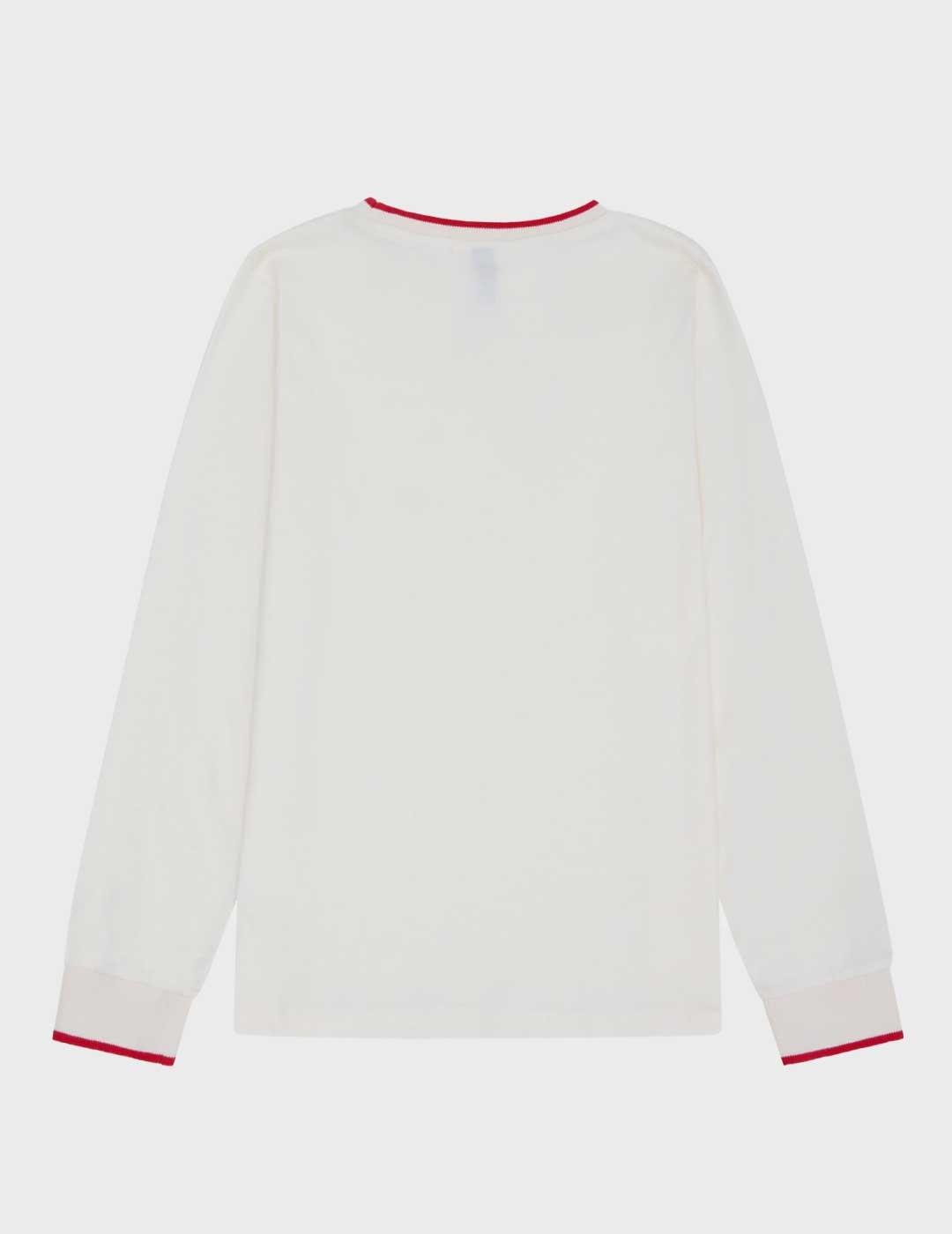 Ellesse Vanno camiseta blanca para niño y niña