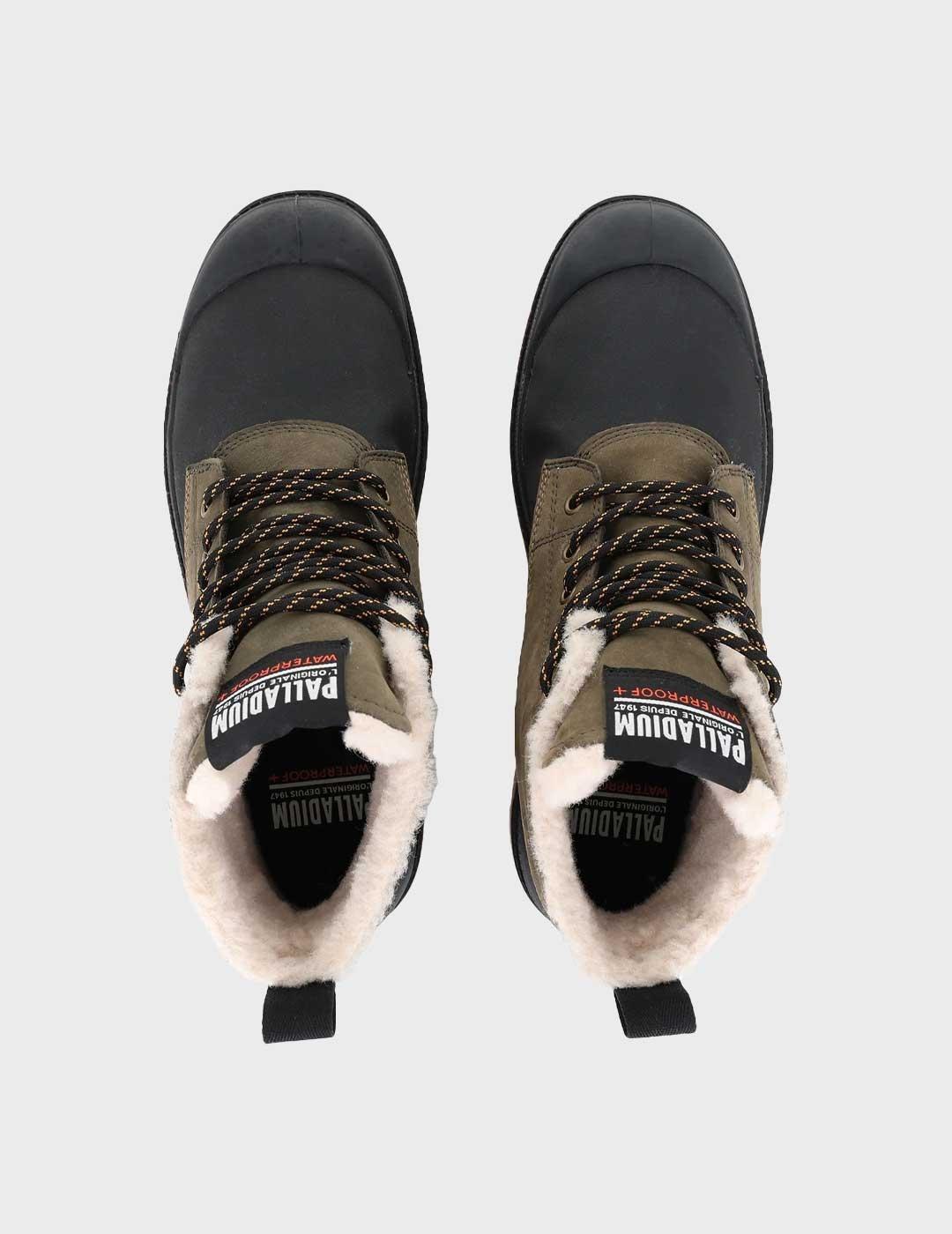 Palladium Pampa Duck Wl Wp bota verde para hombre