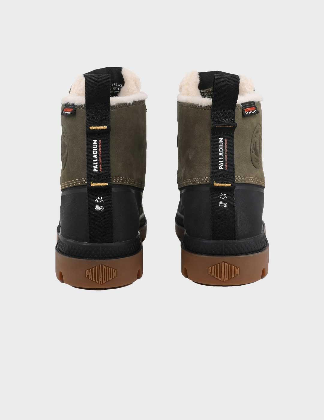 Palladium Pampa Duck Wl Wp bota verde para hombre