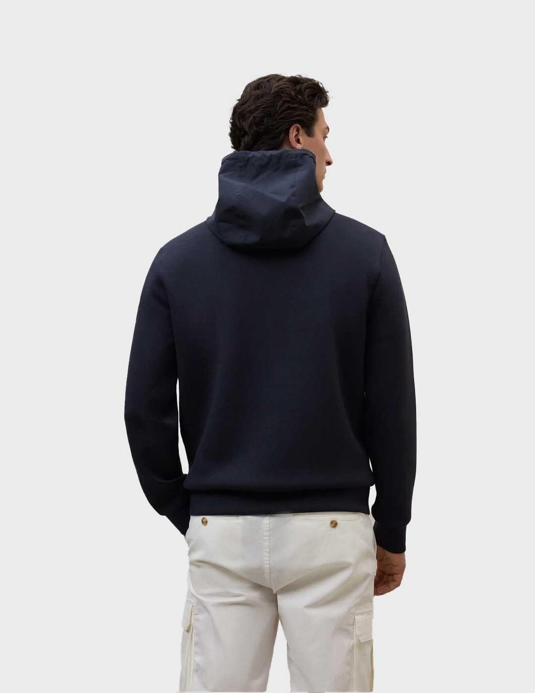 Ecoalf Surat Hybrid sudadera azul marino para hombre