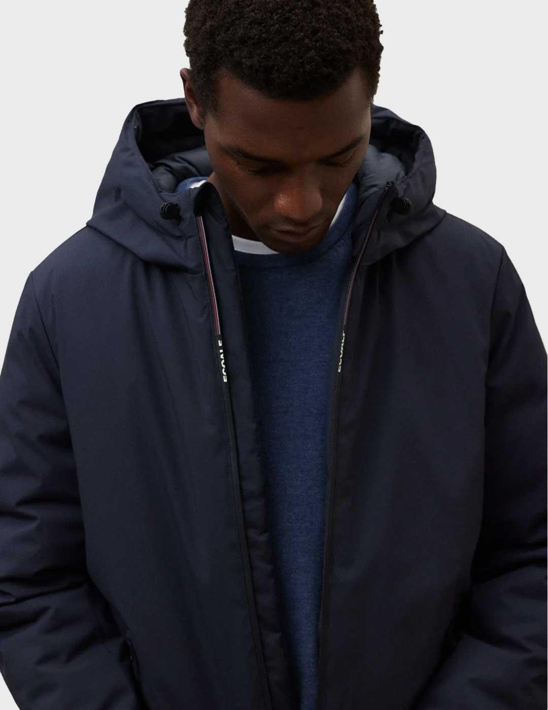 Ecoalf Cartes chaqueta azul marino para hombre