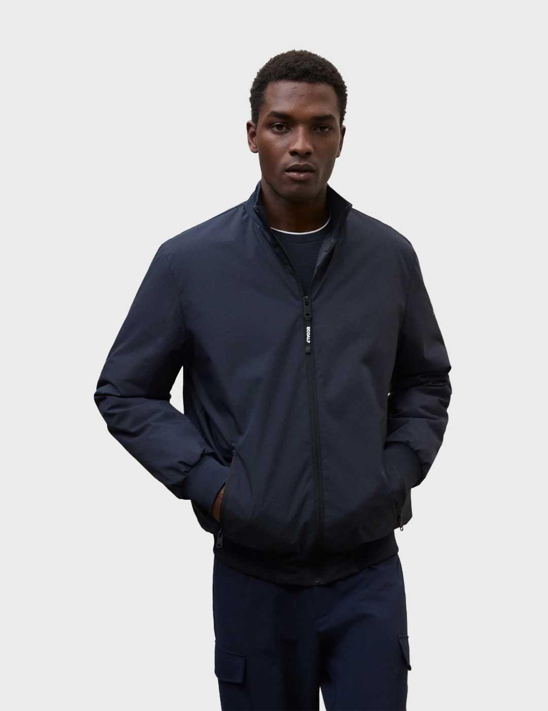 Ecoalf Jaime chaqueta azul marino para hombre