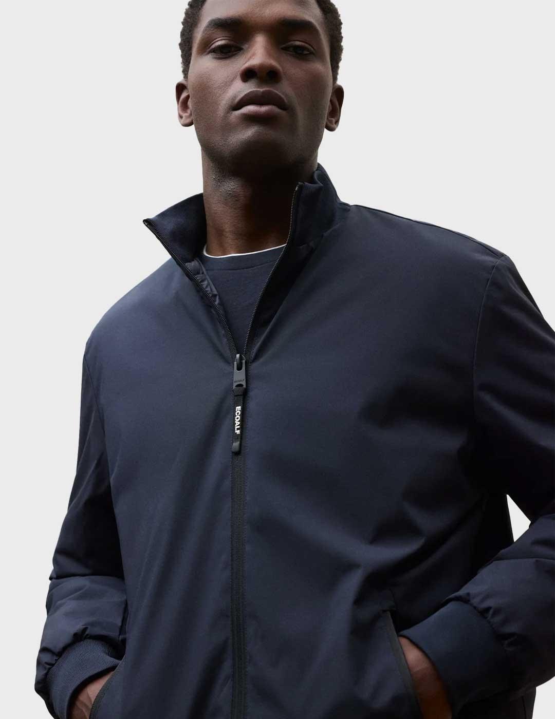 Ecoalf Jaime chaqueta azul marino para hombre