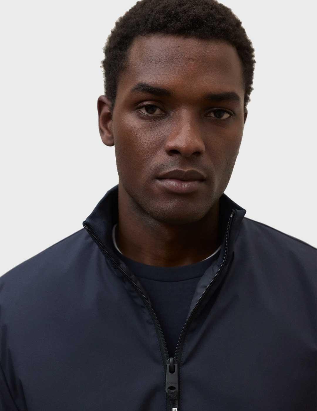 Ecoalf Jaime chaqueta azul marino para hombre