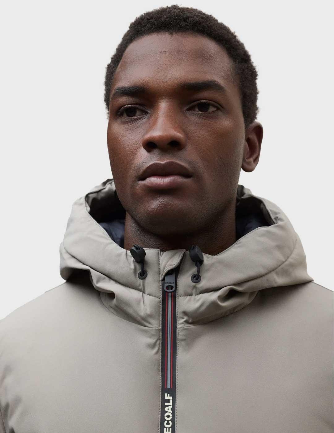 Ecoalf Pasu abrigo beige para hombre