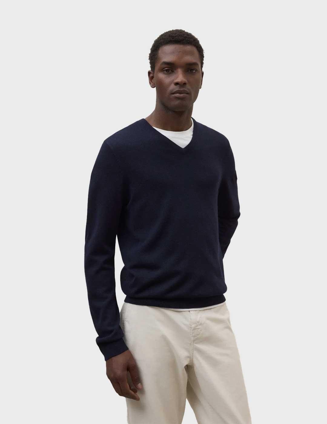 Ecoalf Ferro jersey azul marino para hombre