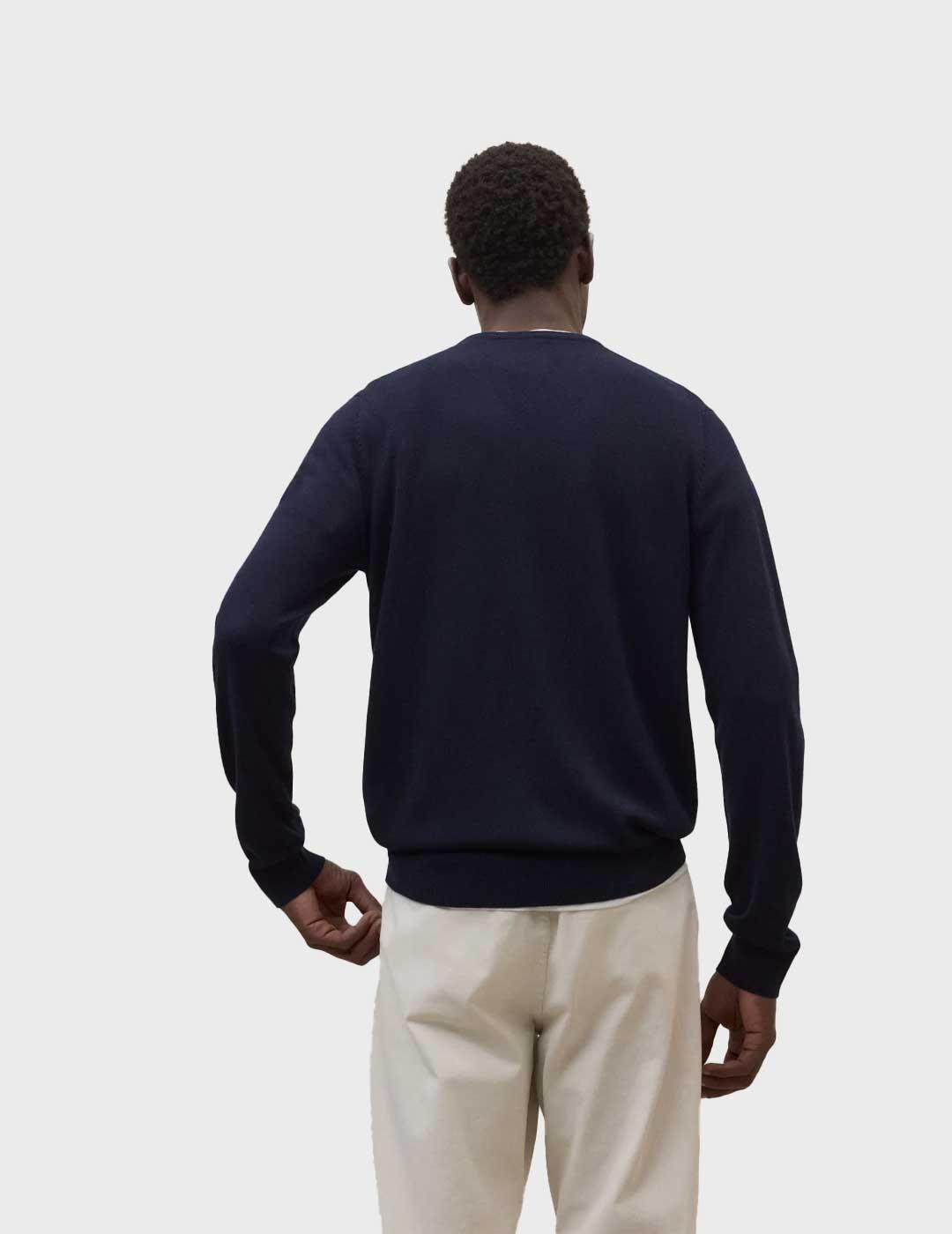 Ecoalf Ferro jersey azul marino para hombre