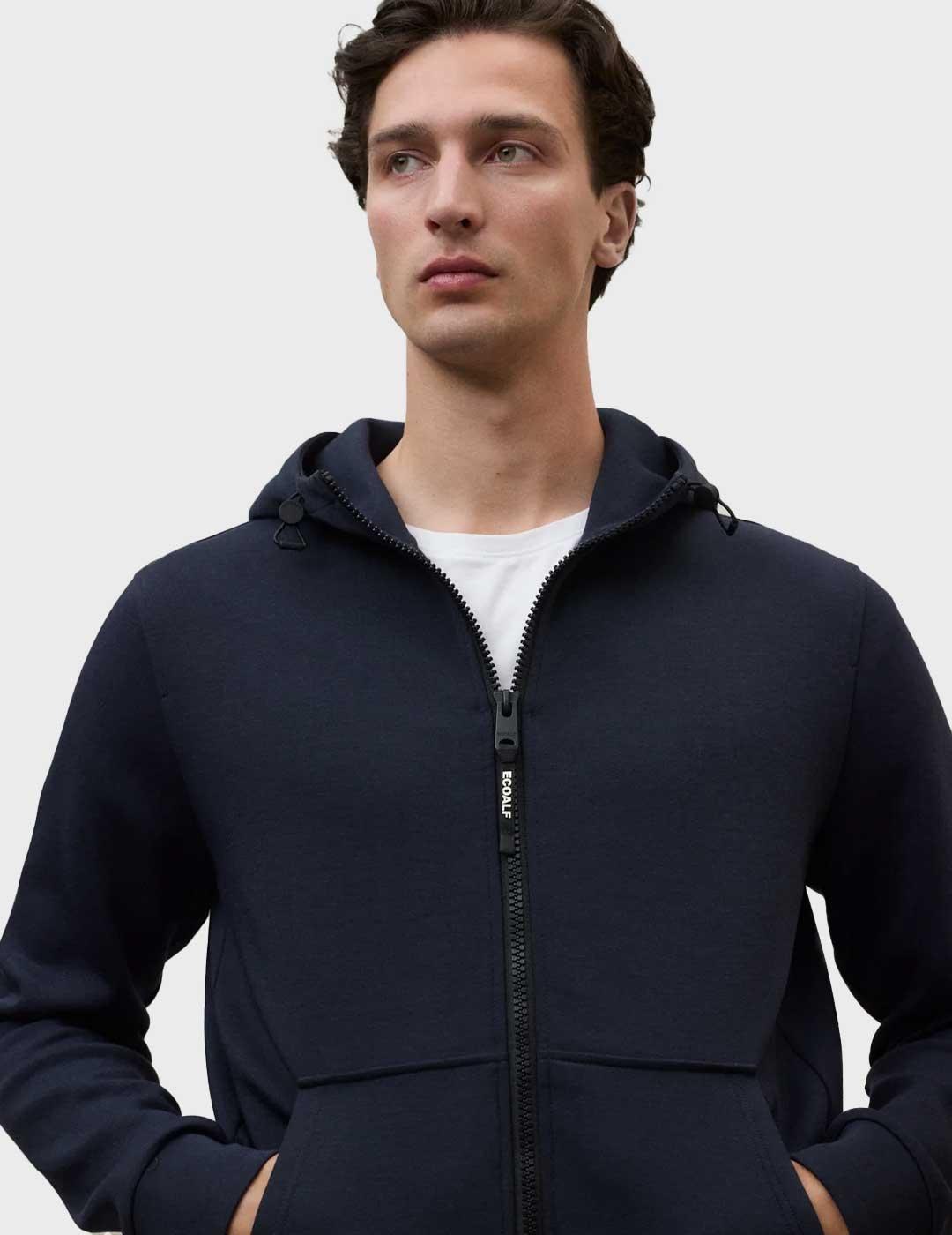 Ecoalf Agadir chaqueta azul marino para hombre