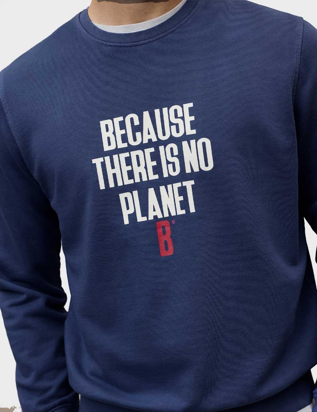 Ecoalf Bardera sudadera azul para hombre