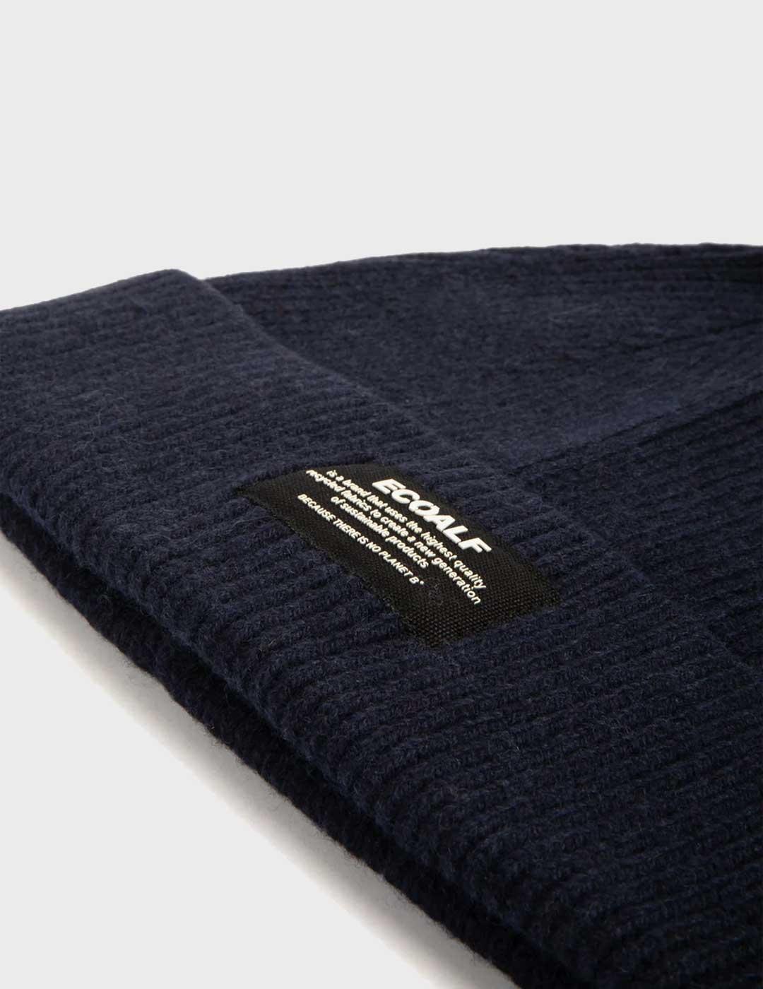 Ecoalf Wool gorro azul marino para hombre y mujer