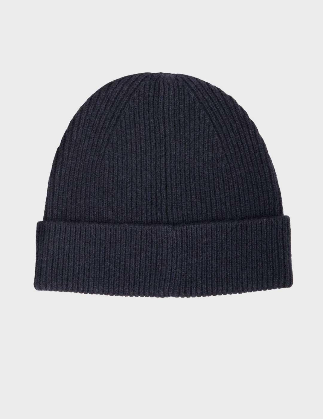 Ecoalf Wool gorro azul marino para hombre y mujer