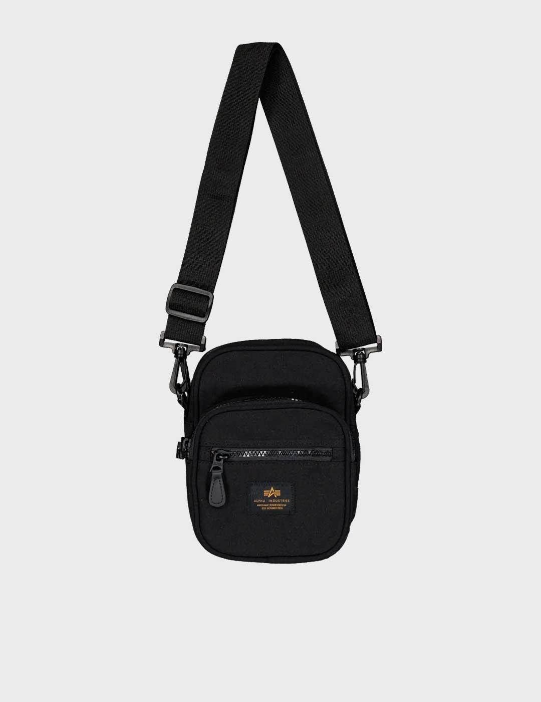 Alpha Label Messenger bandolera negra para hombre y mujer