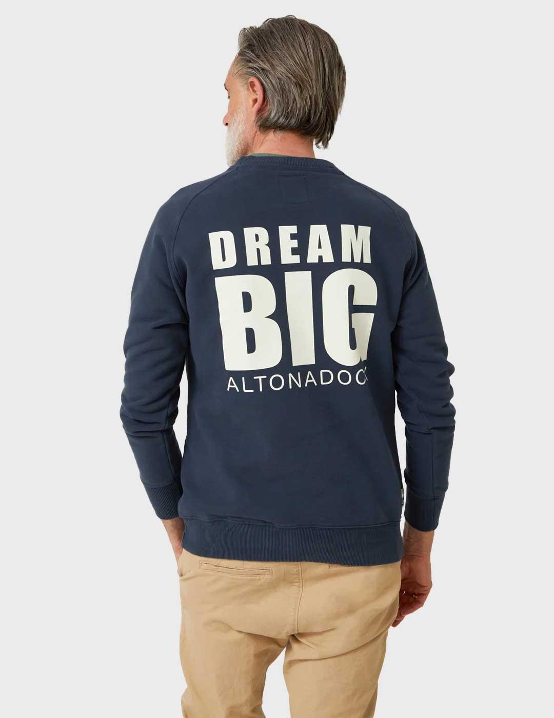 Altonadock sudadera azul marino para hombre