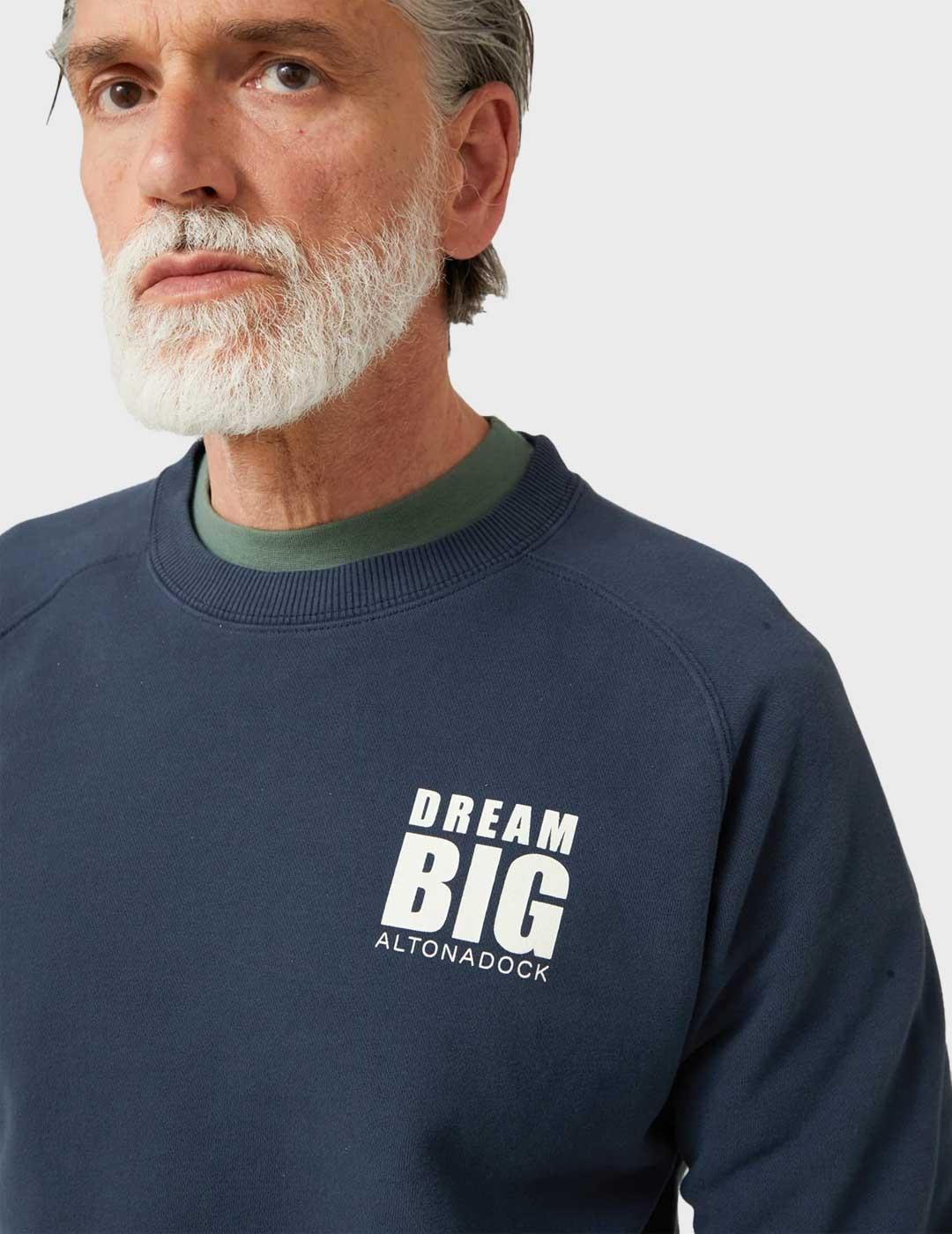 Altonadock sudadera azul marino para hombre