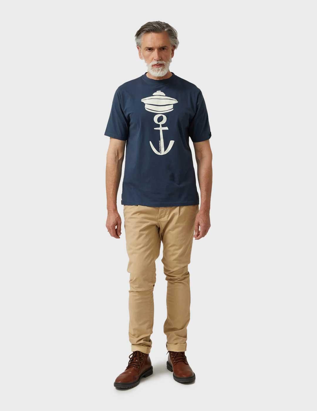 Altonadock camiseta azul marino para hombre