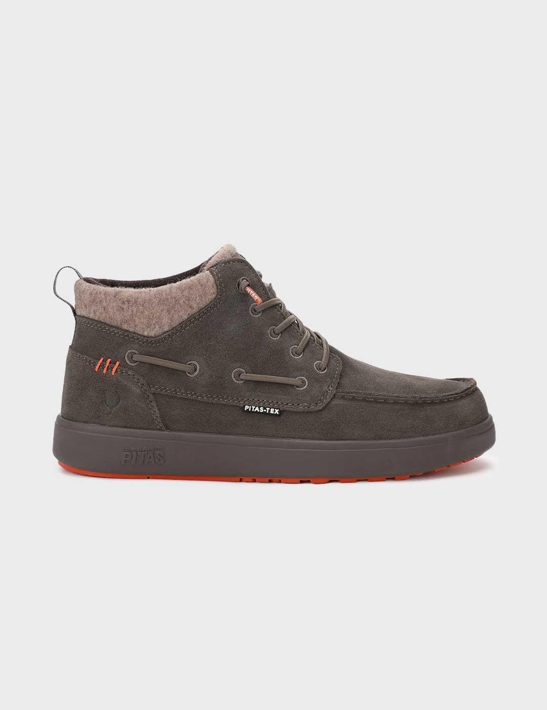 Walk in Pitas Kent bota gris repelente al agua para hombre