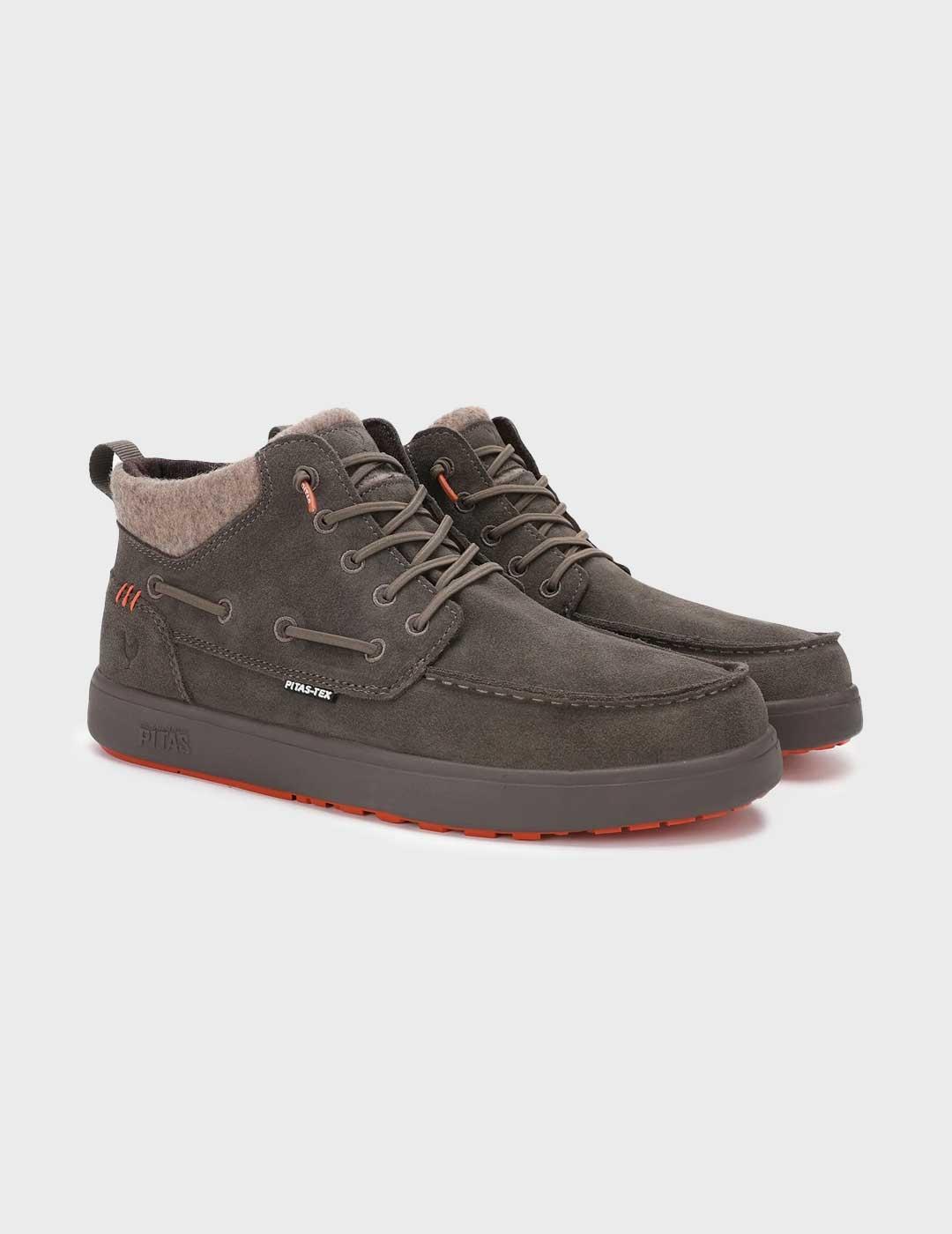 Walk in Pitas Kent bota gris repelente al agua para hombre