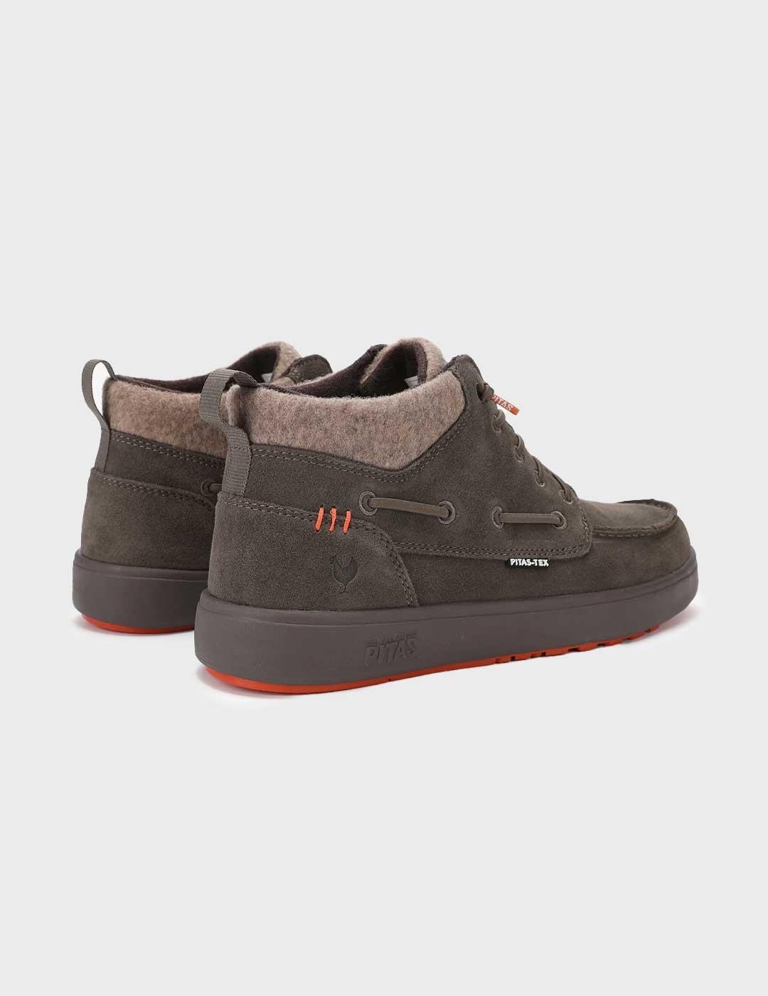 Walk in Pitas Kent bota gris repelente al agua para hombre