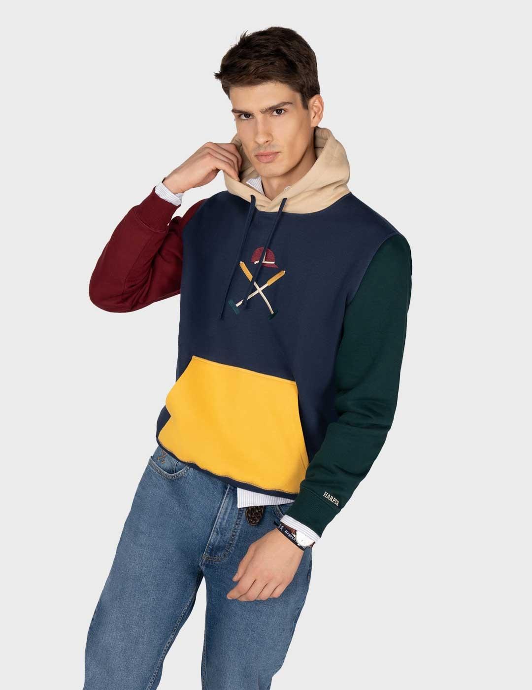 Harper & Neyer Atlantha sudadera azul marino para hombre