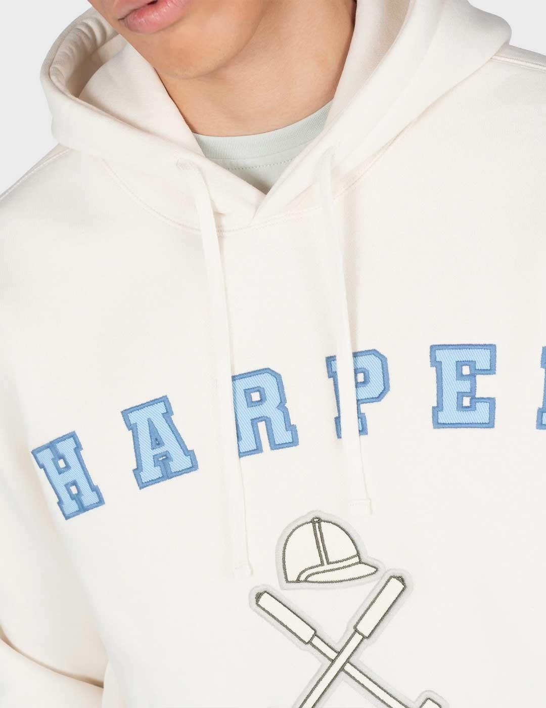 Harper & Neyer Retro sudadera beige para hombre