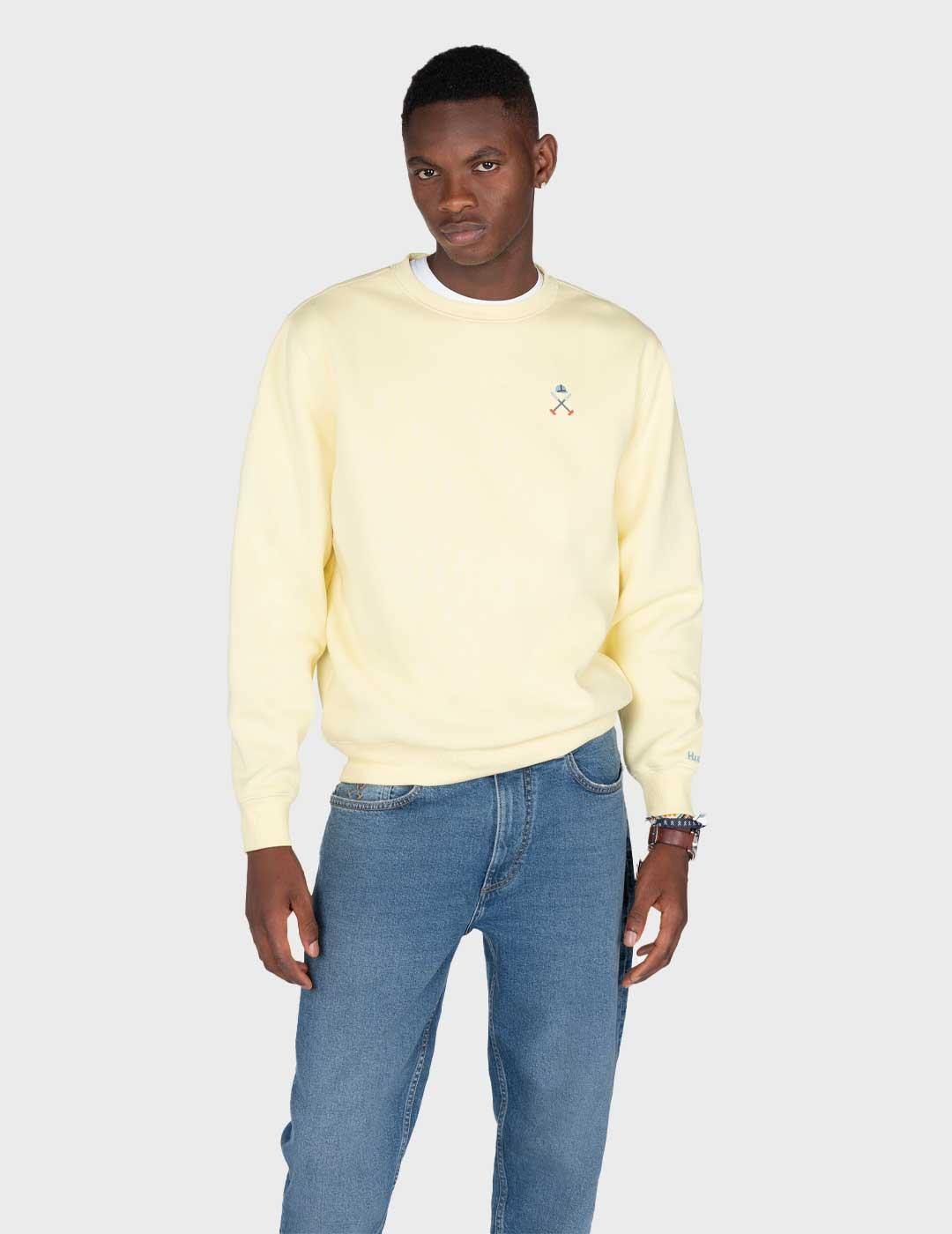 Harper & Neyer Glacier sudadera amarilla para hombre