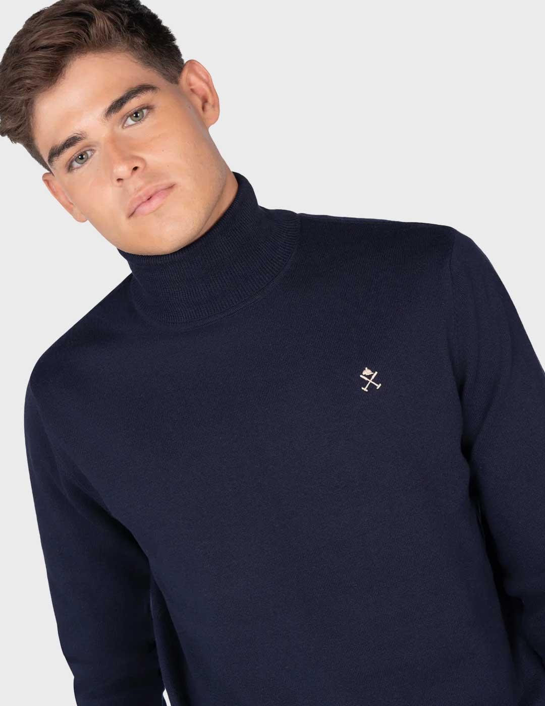 Harper & Neyer Icon Cuff jersey azul marino para hombre