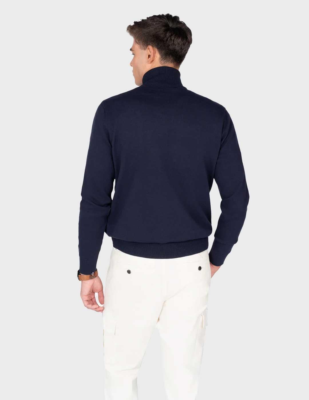 Harper & Neyer Icon Cuff jersey azul marino para hombre