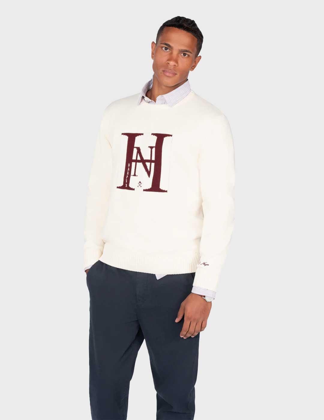 Harper & Neyer Harvard jersey verde para hombre