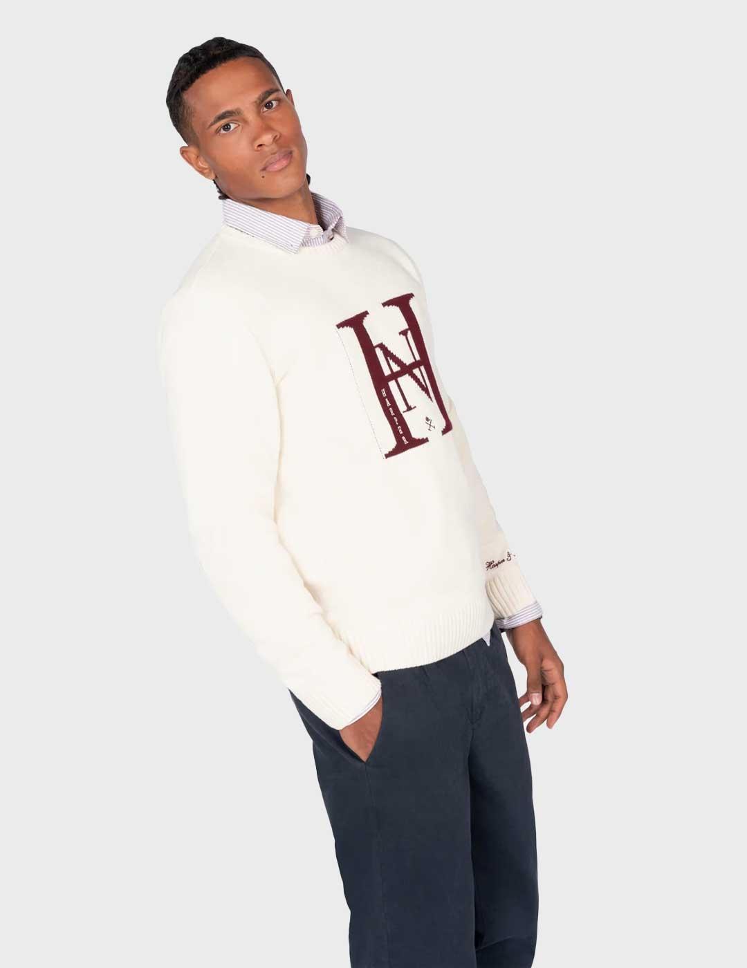 Harper & Neyer Harvard jersey beige para hombre