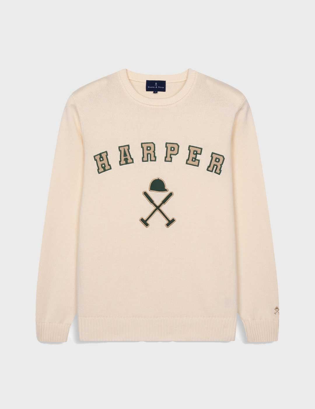 Harper & Neyer Retro jersey beige para hombre