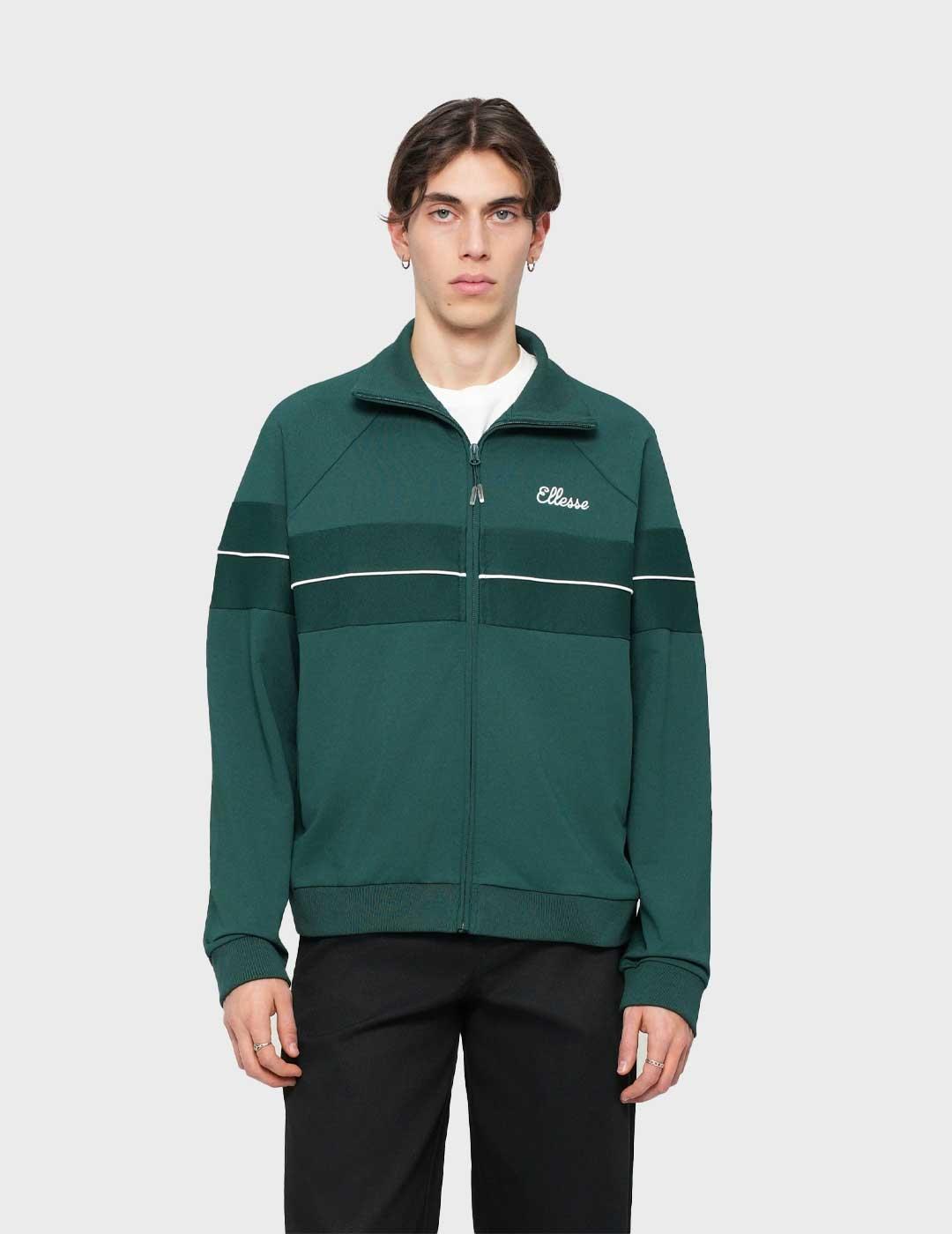 Ellesse Carey Track Top sudadera verde para hombre