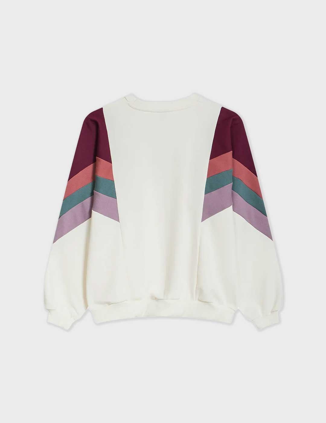 Kaotiko Ginger sudadera blanca para mujer