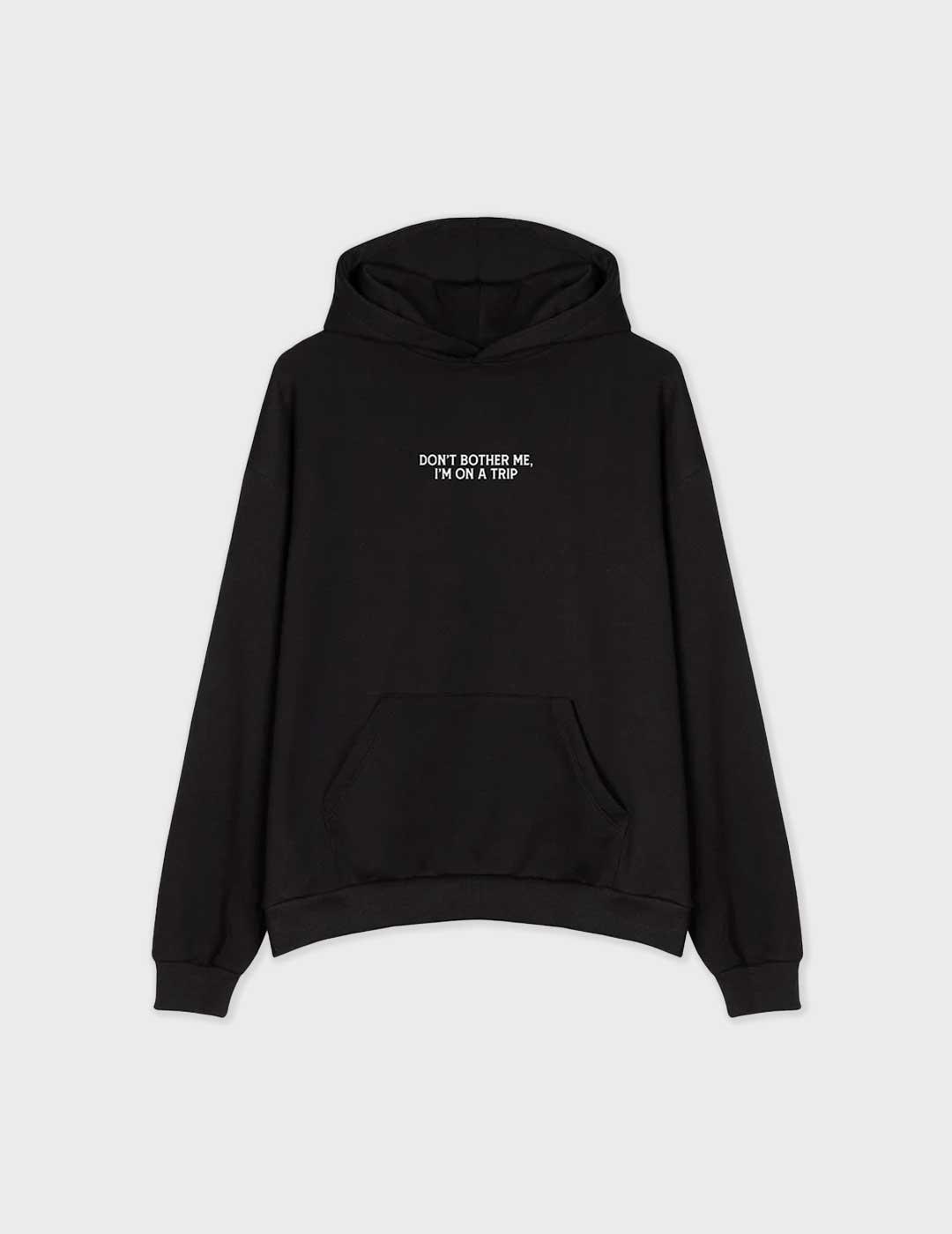 Kaotiko Busy Cupid sudadera negra para hombre y mujer