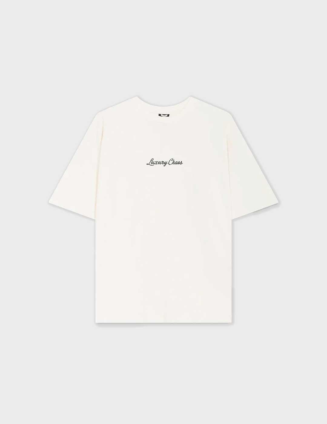 Kaotiko Luxury Chaos camiseta beige para hombre y mujer