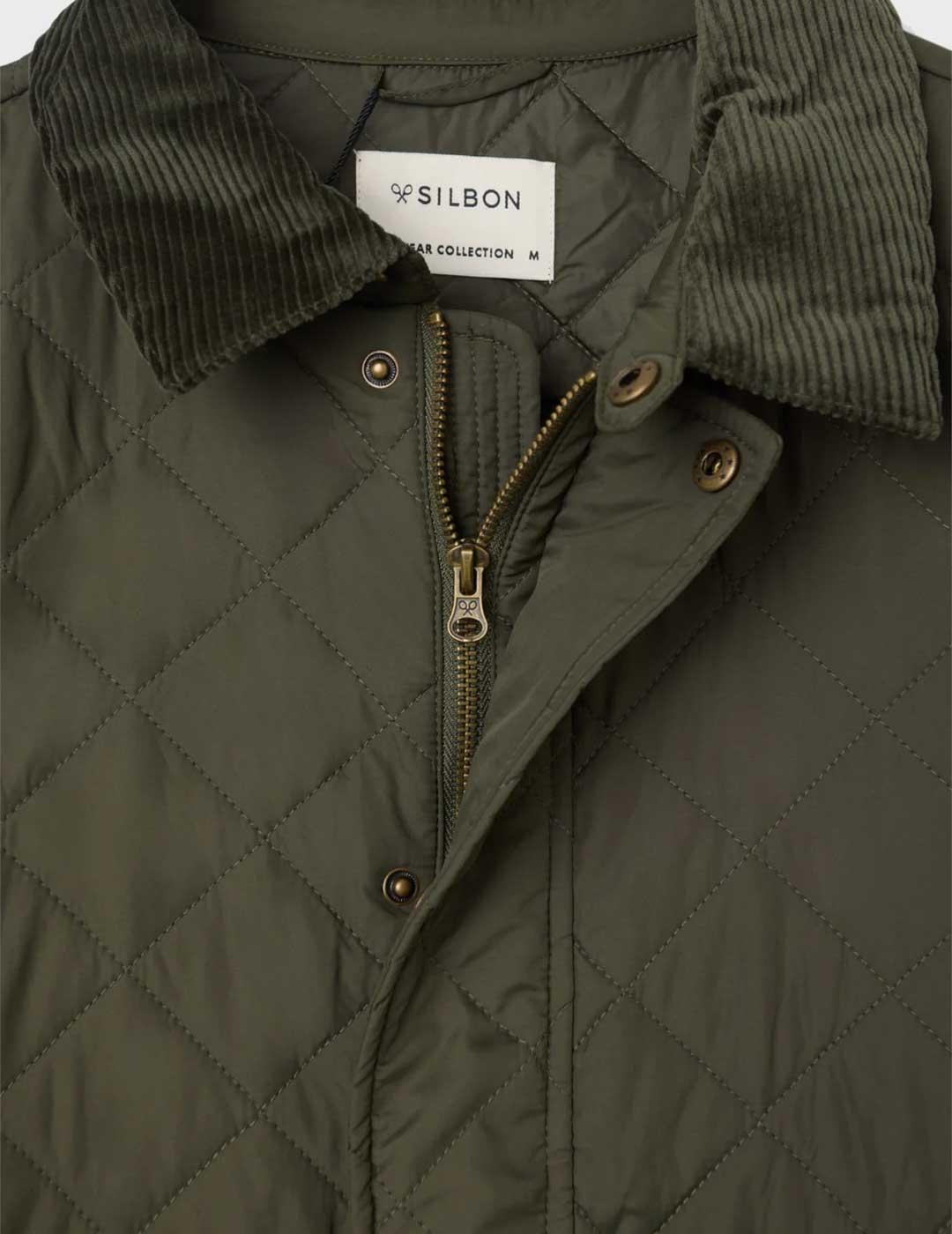 Silbon Field chaqueta verde para hombre